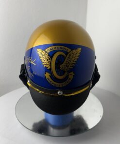 Capacete Estilo Patrulha Rodoviaria- Visual Clássico Americano (anos 80)