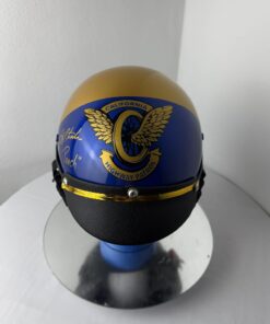 Capacete Estilo Patrulha Rodoviaria- Visual Clássico Americano (anos 80)